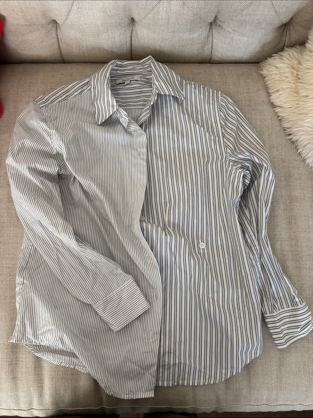 Madewell Thin-Stripe Button-Up Shirt